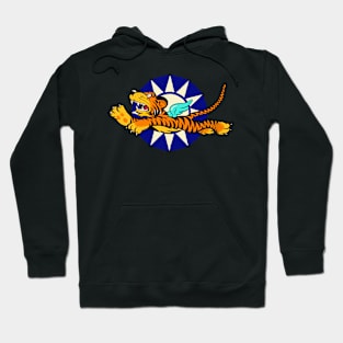 AVG Flying Tigers Emblem - Back Print Hoodie